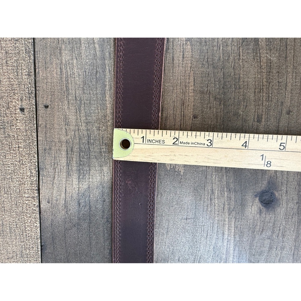 Red Wing Shoes 96524 Basic Work Belt Men's 36 Brown Leather Brass Buckle NWT - Picture 7 of 12